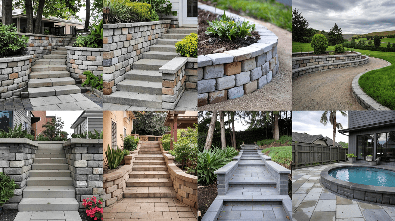 25 Retaining Wall Ideas for Sloped Yards & Stylish Landscaping - EcoCation