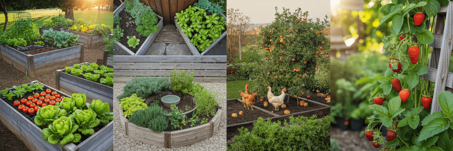 25 Functional & Beautiful Homesteading Garden Layout Ideas - EcoCation