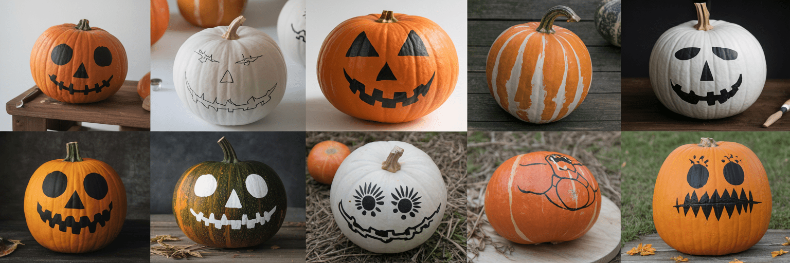 25 Pumpkin Painting Ideas That Outshine Carving - EcoCation