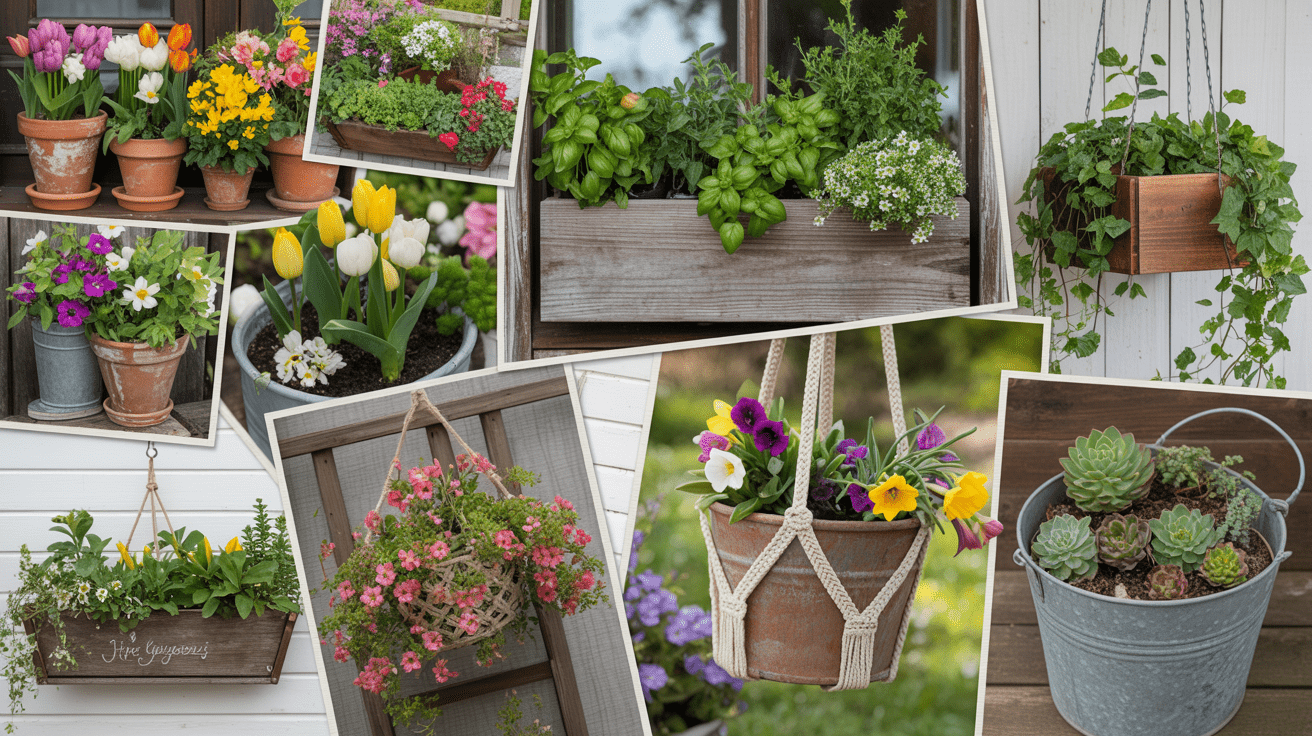 25 Fresh Spring Planter Ideas to Add Instant Color to Your Porch ...